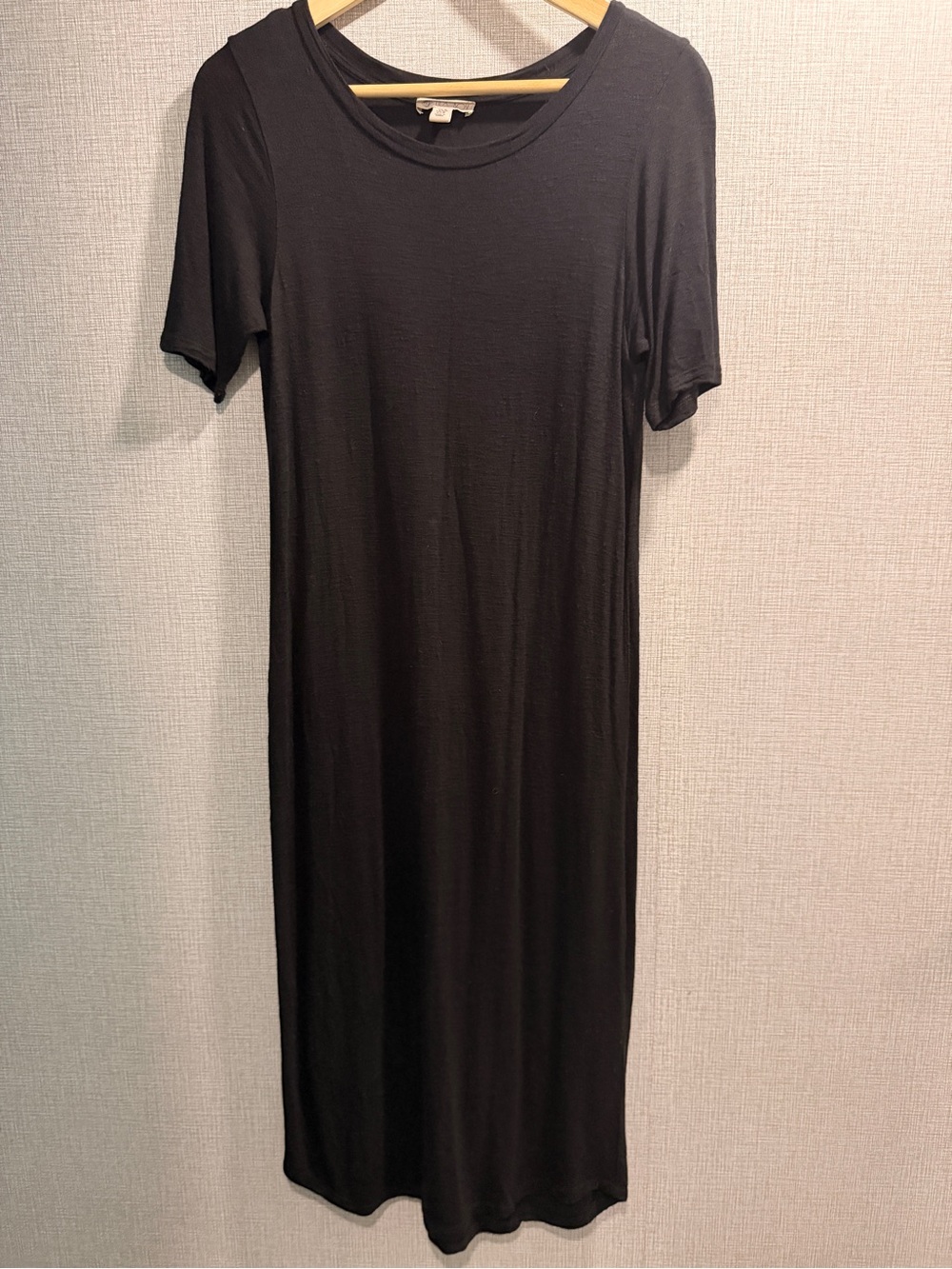 Lila Rose Black Fully Lined T-shirt Dress Size M